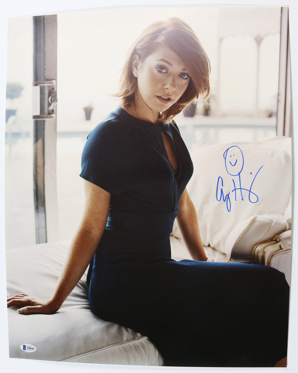 Alyson Hannigan from Buffy & American Pie Sexy (Beckett) Signed 16x20 Photo