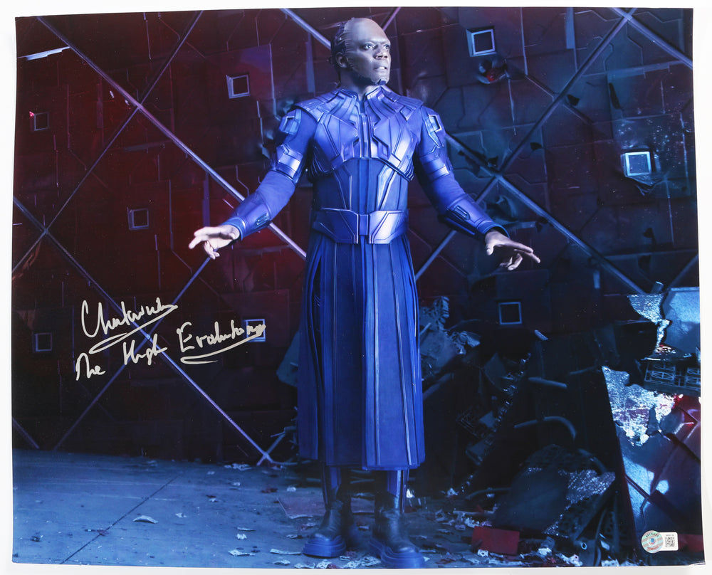 Chukwudi Iwuji as the High Evolutionary in Guardians of the Galaxy Vol. 3 (BAS Witnessed) Signed 16x20 Photo  with Character Name