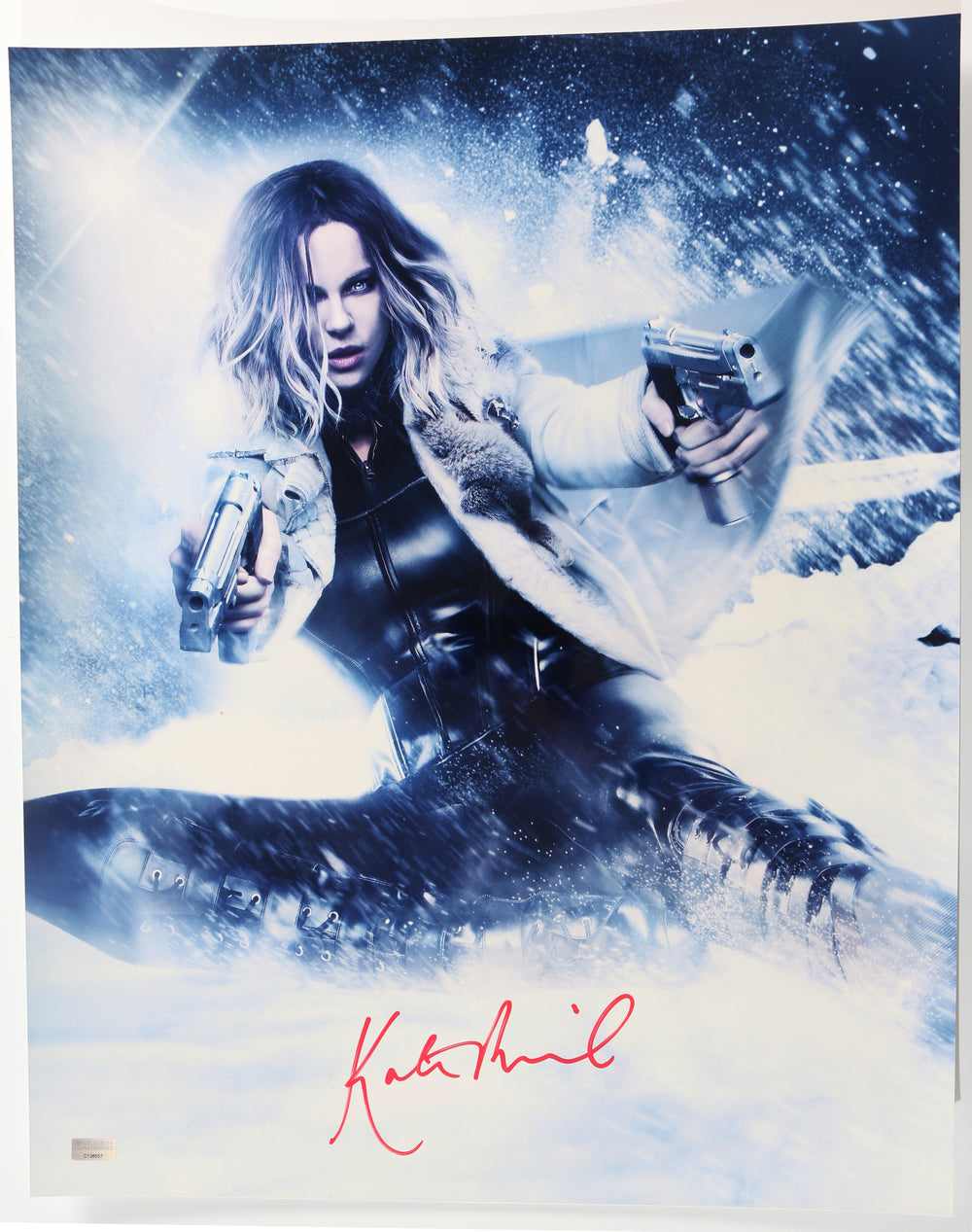 Kate Beckinsale as Selene in Underworld: Blood Wars (Celebrity Authentics) Signed 16x20 Metallic Photo