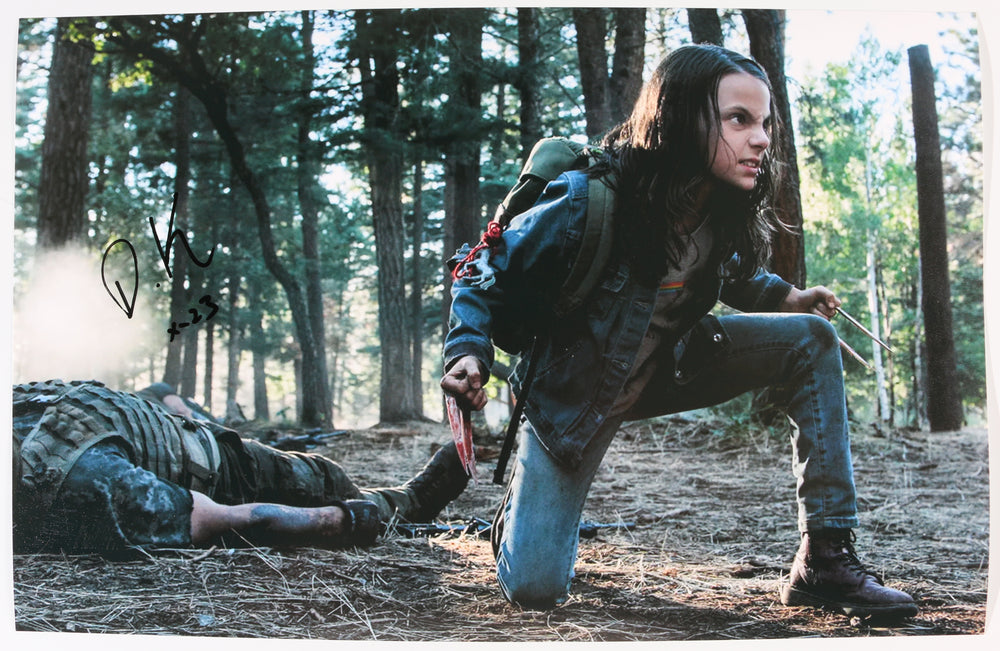 Dafne Keen as X-23 in Logan Signed 11x17 Photo with Character Name