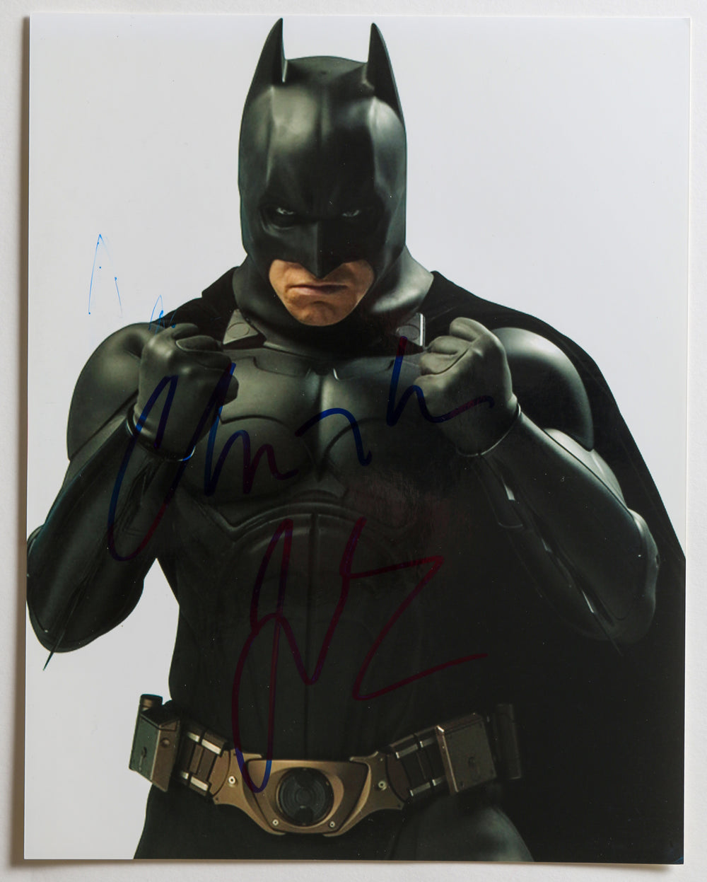 Christian Bale as Batman in Batman Begins Signed 8x10 Photo