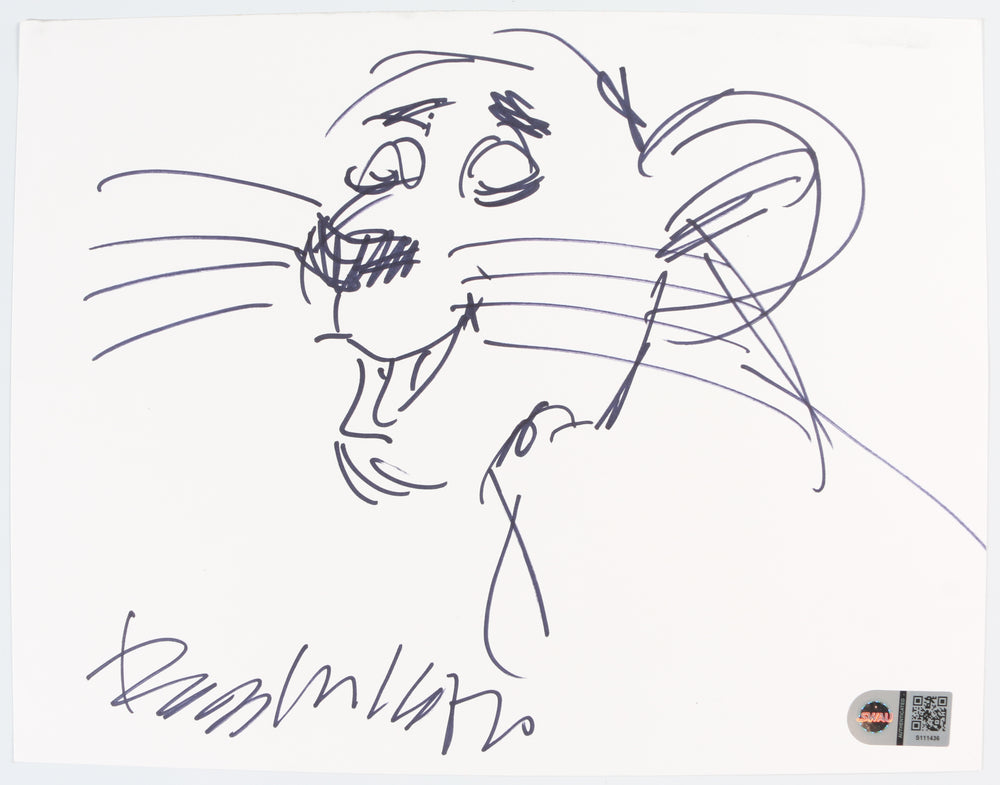 Rob Minkoff Co-Director of Disney's The Lion King (SWAU) Signed Original Art Sketch