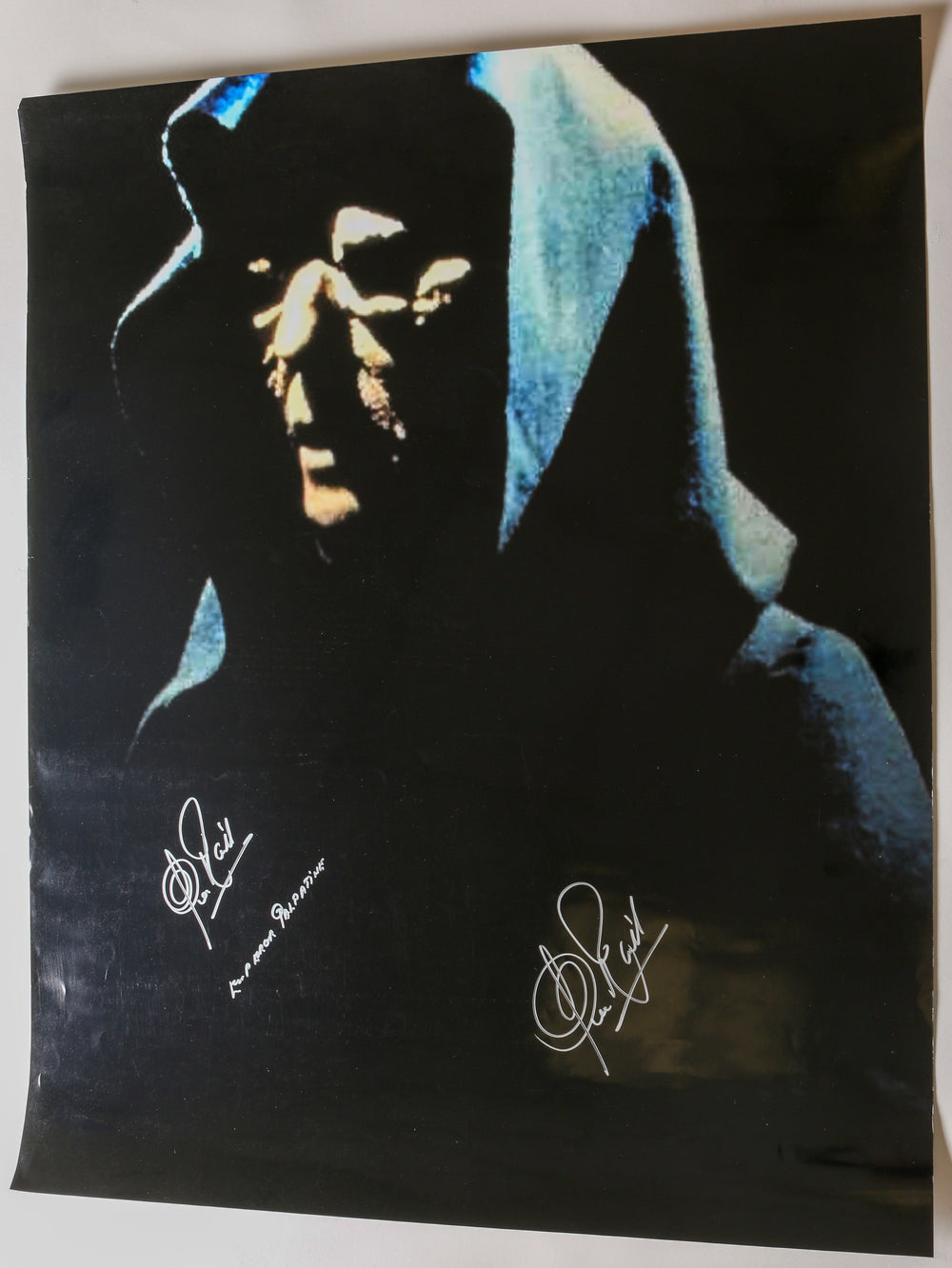 Clive Revill as Emperor Palpatine in Star Wars: The Empire Strikes Back Signed 24x30 Poster with Character Name