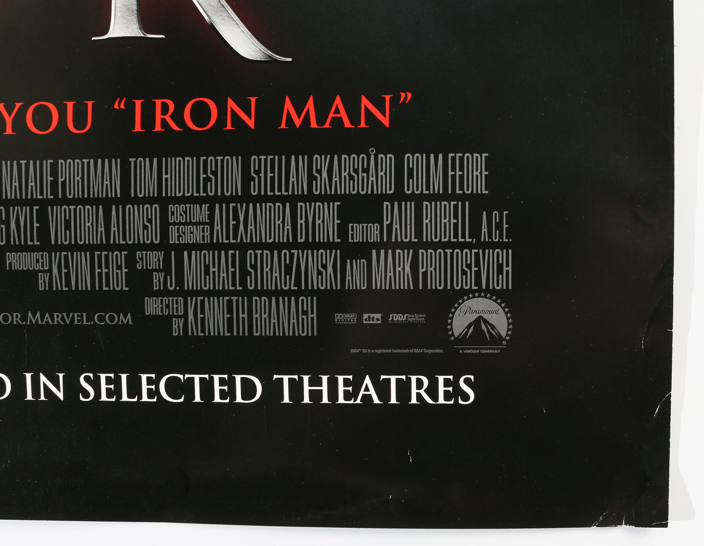 
                  
                    Chris Hemsworth as Thor in Thor Signed 27x40 Poster
                  
                