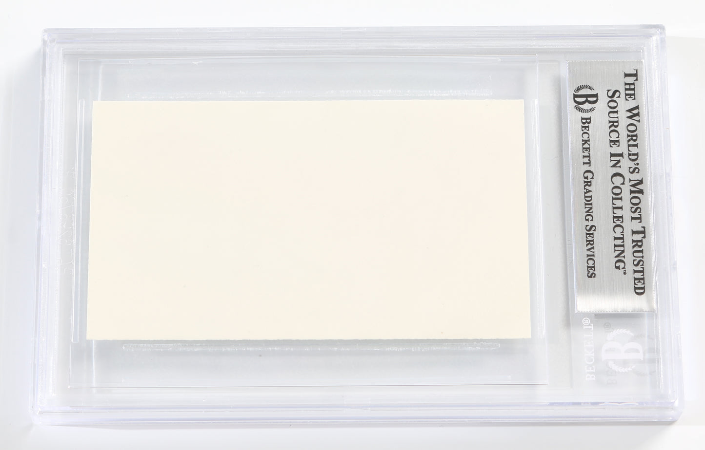 
                  
                    Christian Bale as Patrick Bateman in American Psycho (Beckett Slabbed) Prop Replica Business Card
                  
                