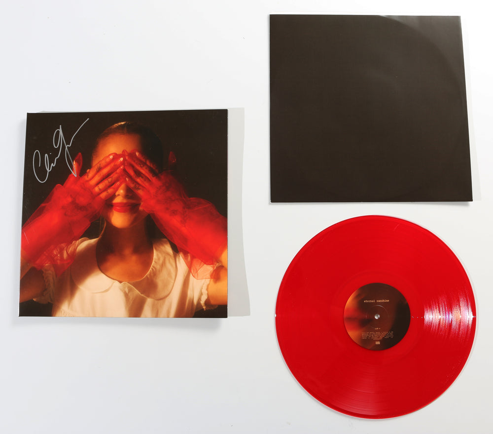 
                  
                    Ariana Grande: Eternal Sunshine Signed 12" Vinyl LP Translucent Ruby Red Record
                  
                