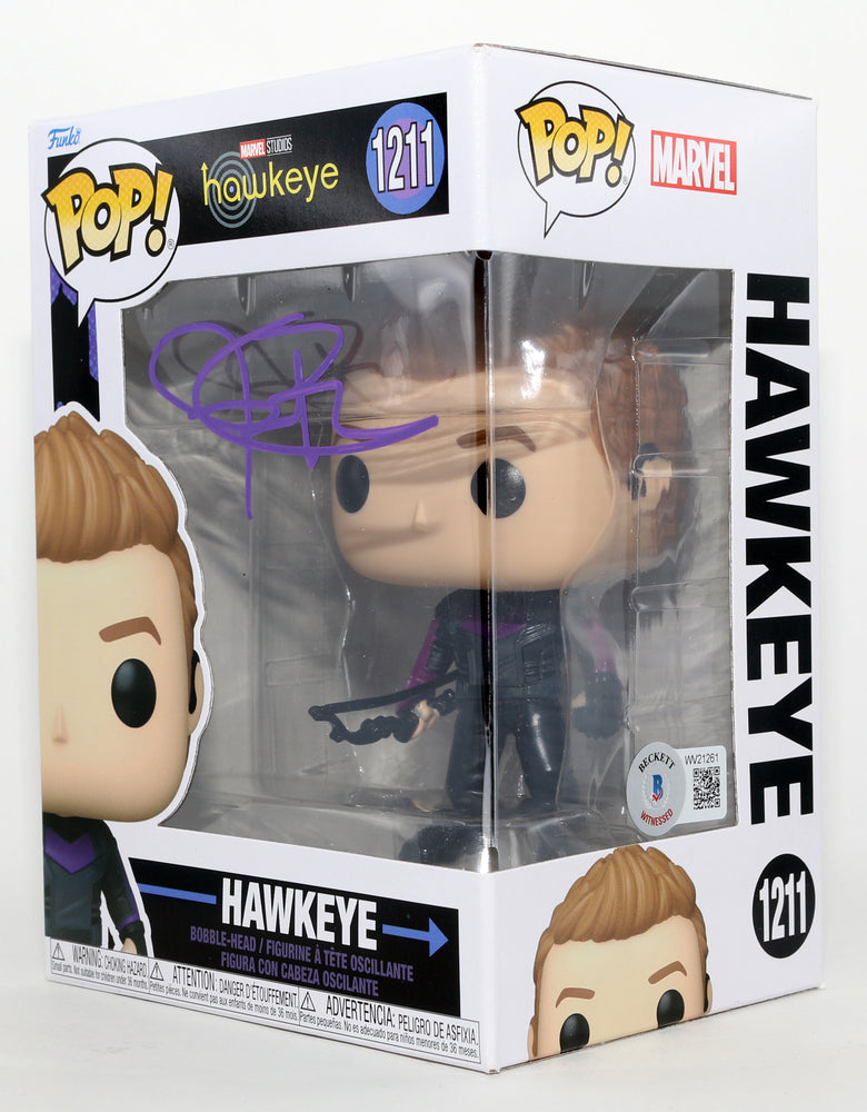 
                  
                    Jeremy Renner as Hawkeye in Hawkeye (Beckett) Signed Funko POP! #1211
                  
                