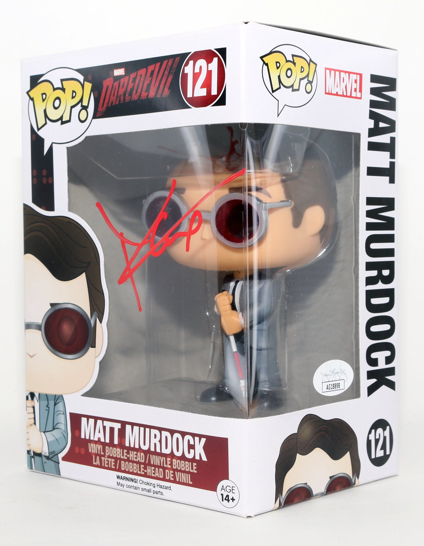 
                  
                    Charlie Cox as Matt Murdock / Daredevil in Daredevil (JSA) Signed Funko POP! #121
                  
                