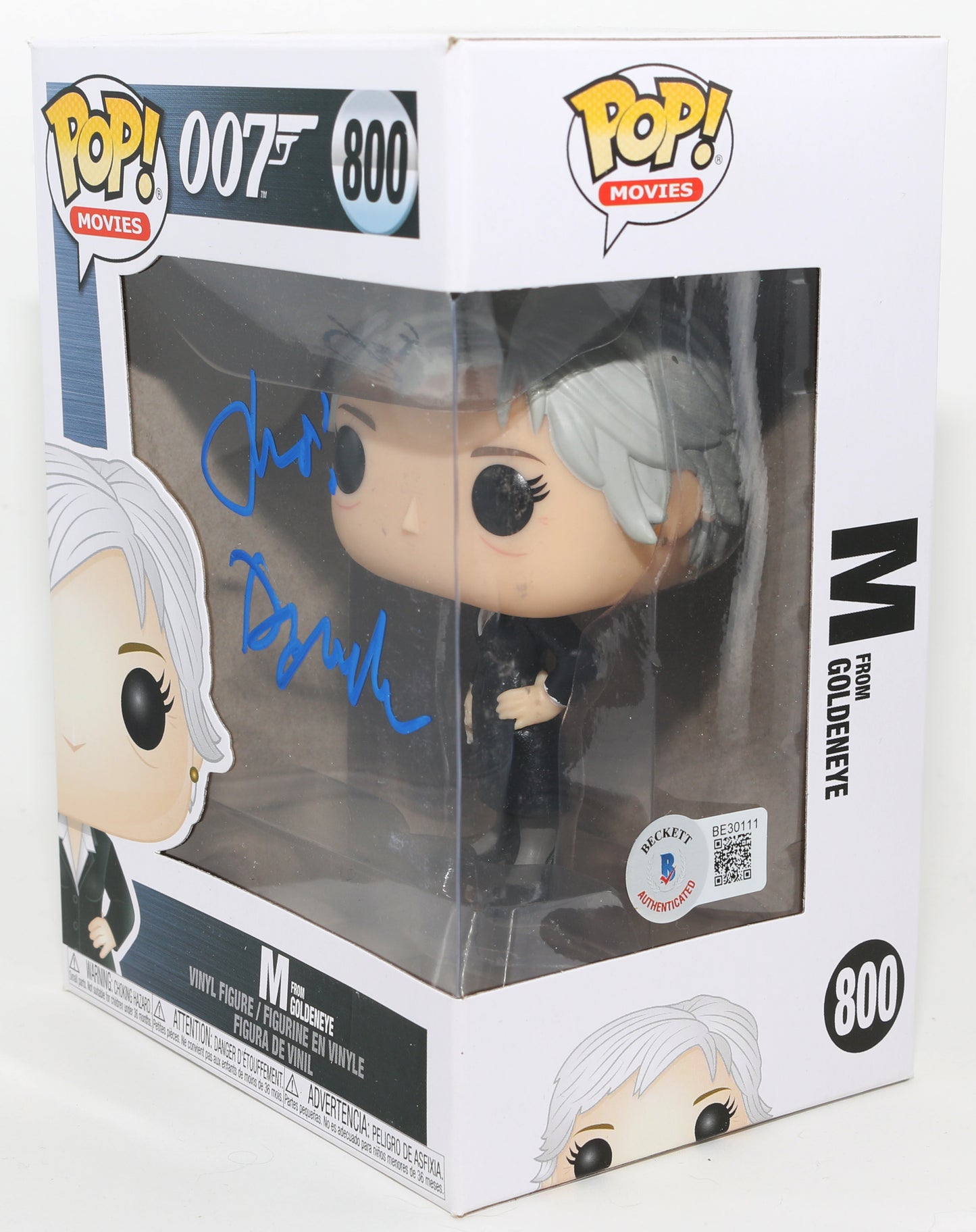 
                  
                    Judi Dench as M in James Bond 007: Goldeneye (Beckett) Signed Funko POP! #800
                  
                