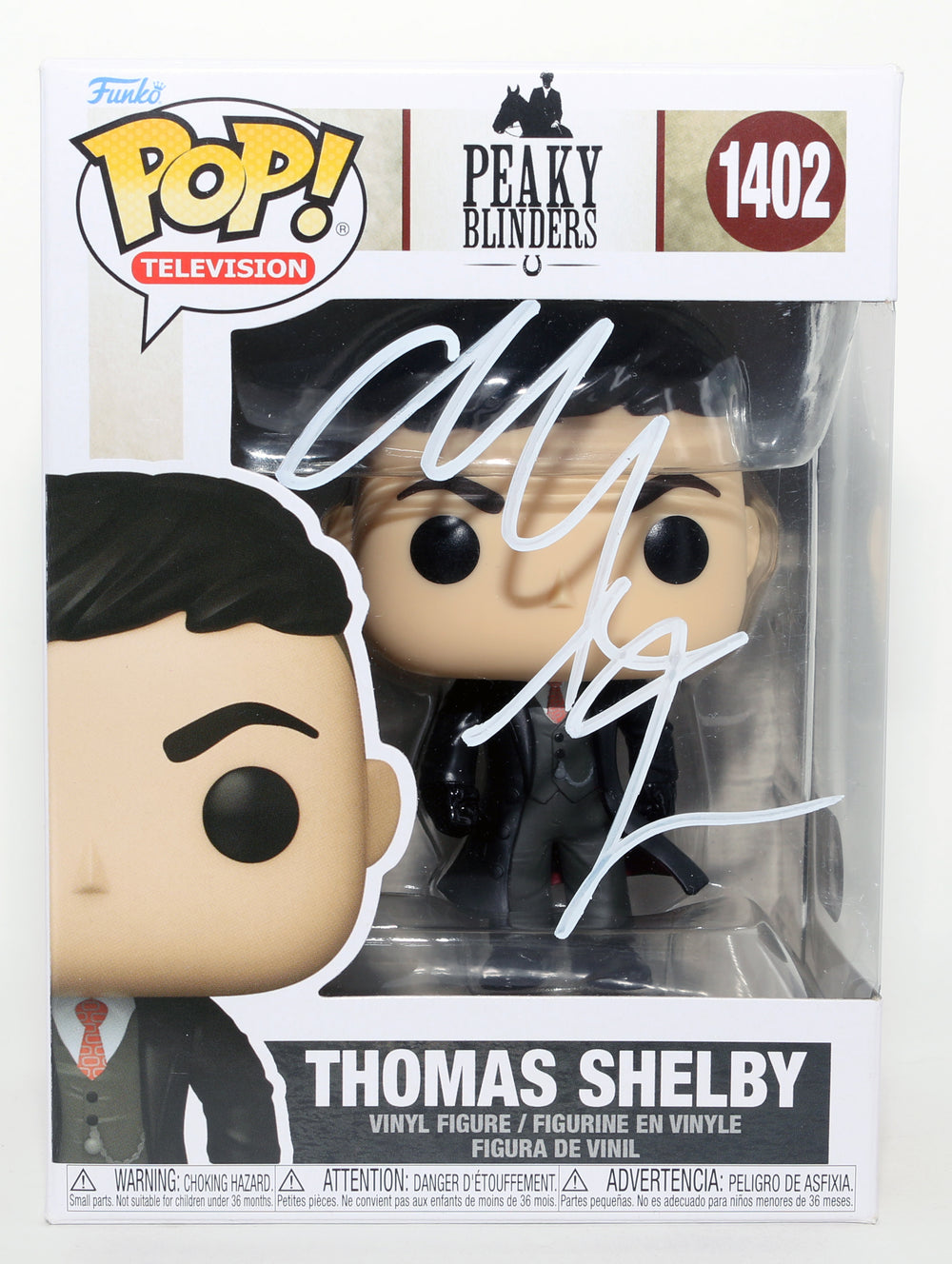 Cillian Murphy as Thomas Shelby in Peaky Blinders (SWAU) Signed Funko POP! #1402