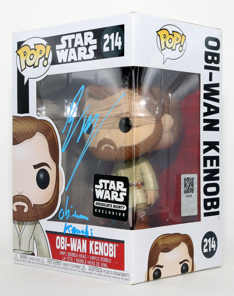 
                  
                    Ewan McGregor as Obi-Wan Kenobi in Star Wars Episode III: Revenge of the Sith Smuggler's Bounty Exclusive (Official Pix) Signed Funko POP! #214 with Character Name
                  
                