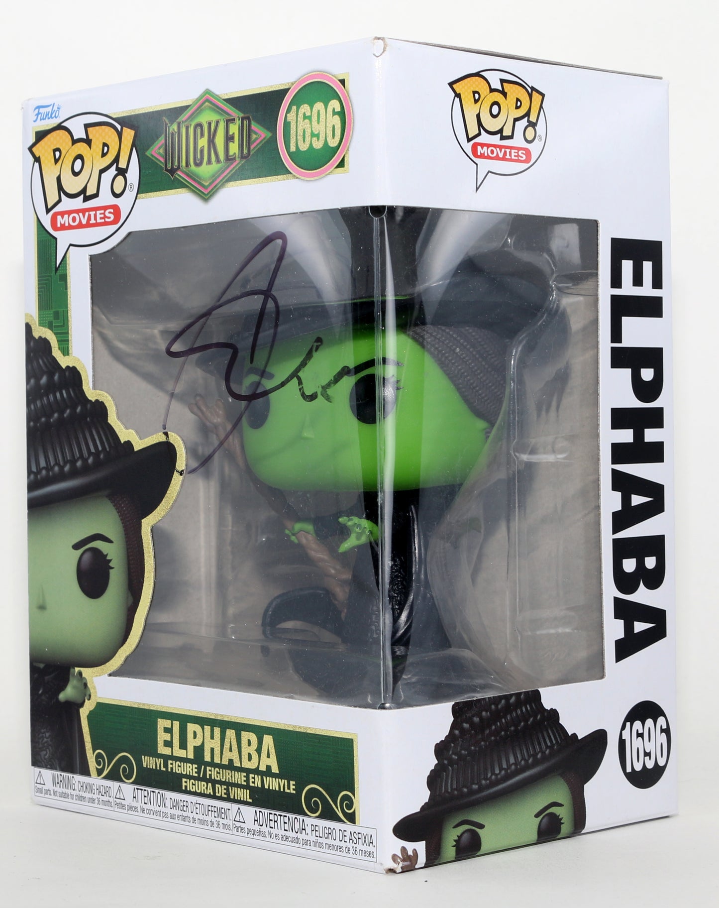 
                  
                    Cynthia Erivo as Elphaba in Wicked Signed Funko POP! #1696
                  
                