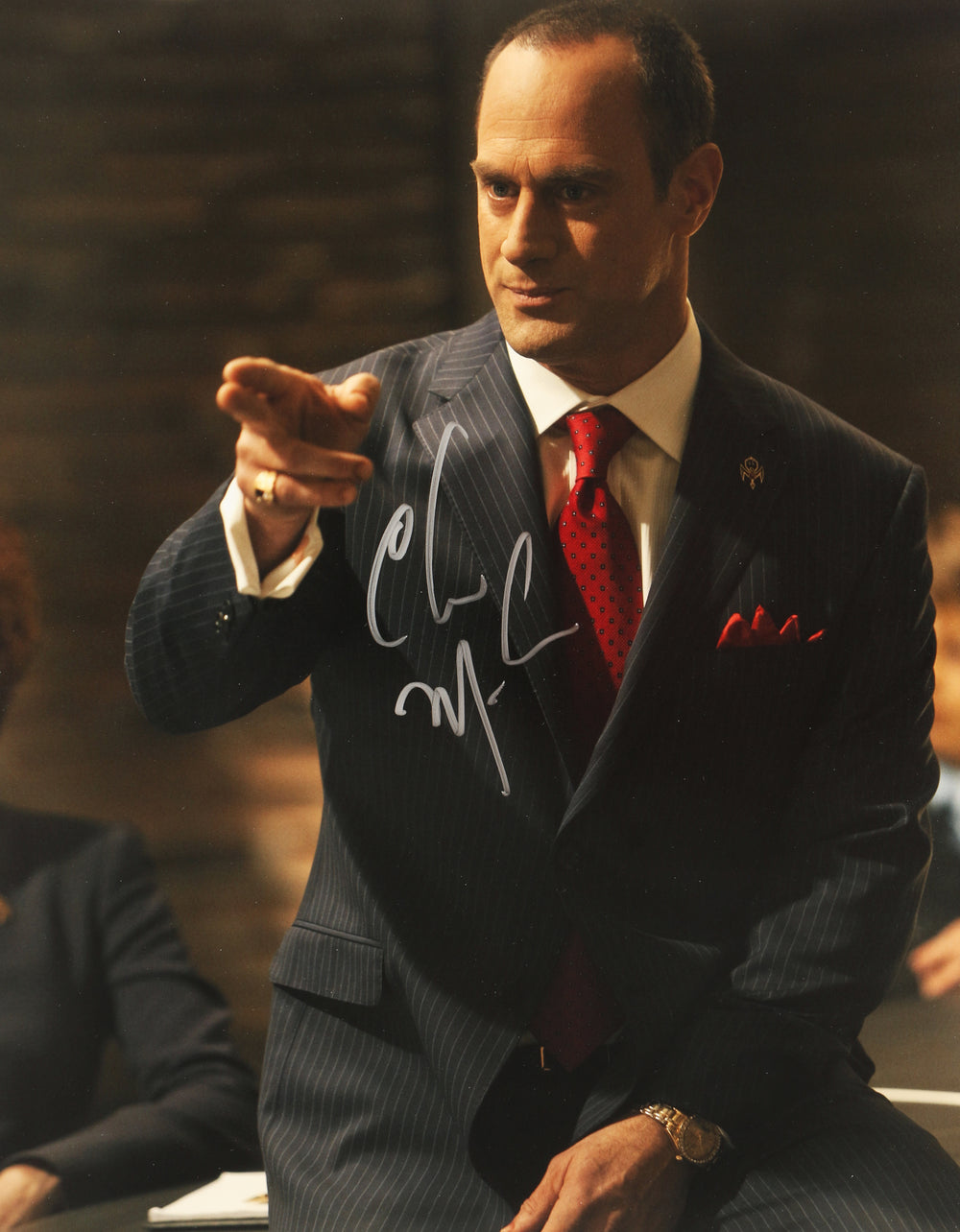 Christopher Meloni as Roman Zimojic in True Blood Signed 11x14 Photo