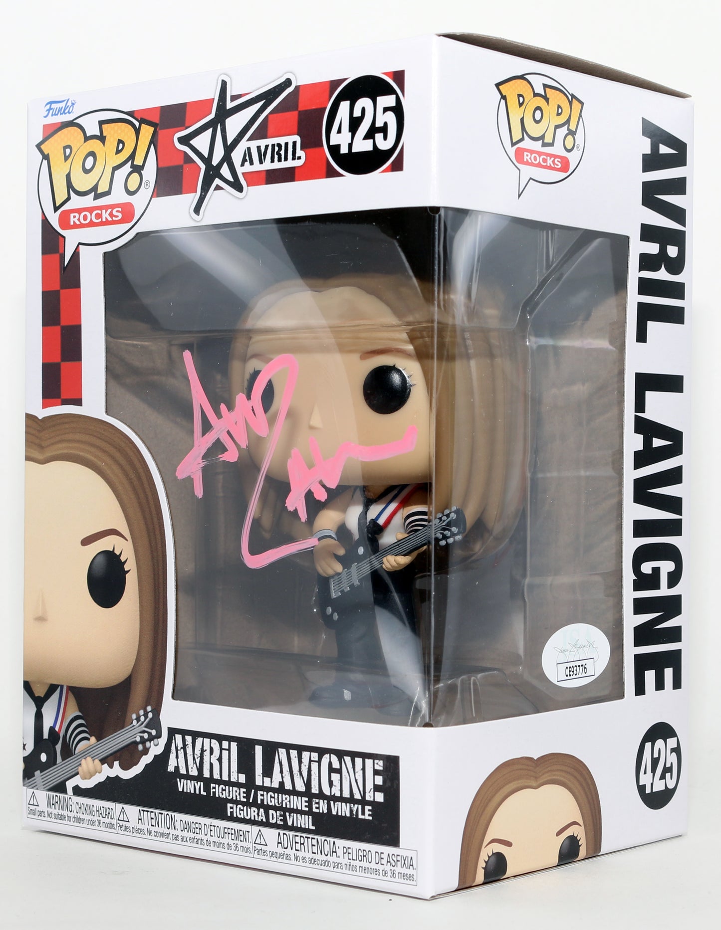 
                  
                    Avril Lavigne Singer & Songwriter (JSA) Signed Funko POP! #425
                  
                