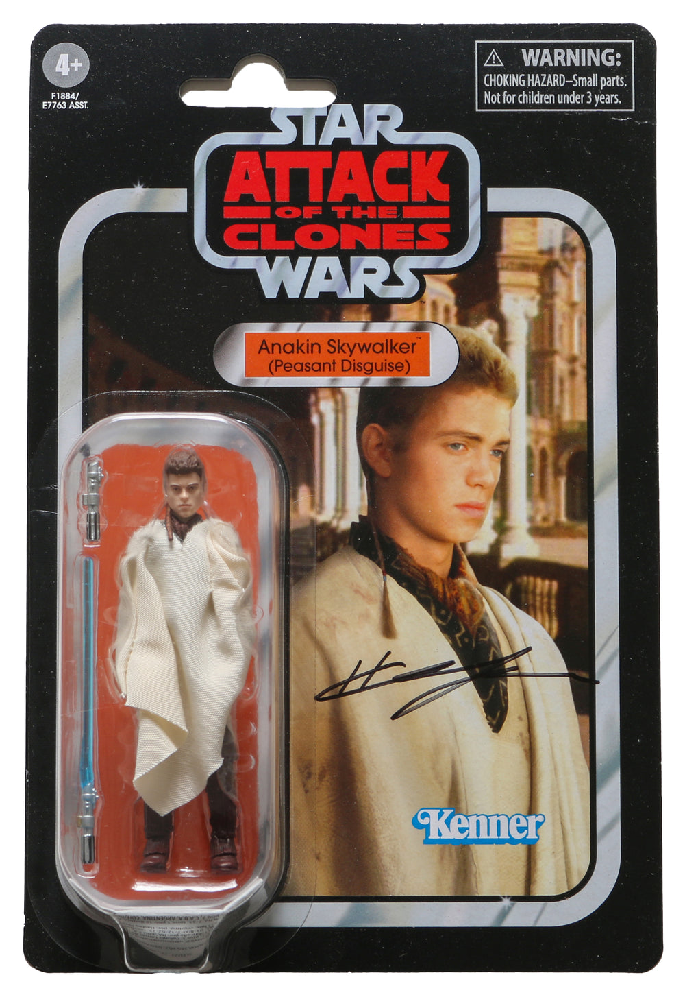 Hayden Christensen as Anakin Skywalker in Star Wars Episode II: Attack of the Clones (SWAU) Signed Action Figure