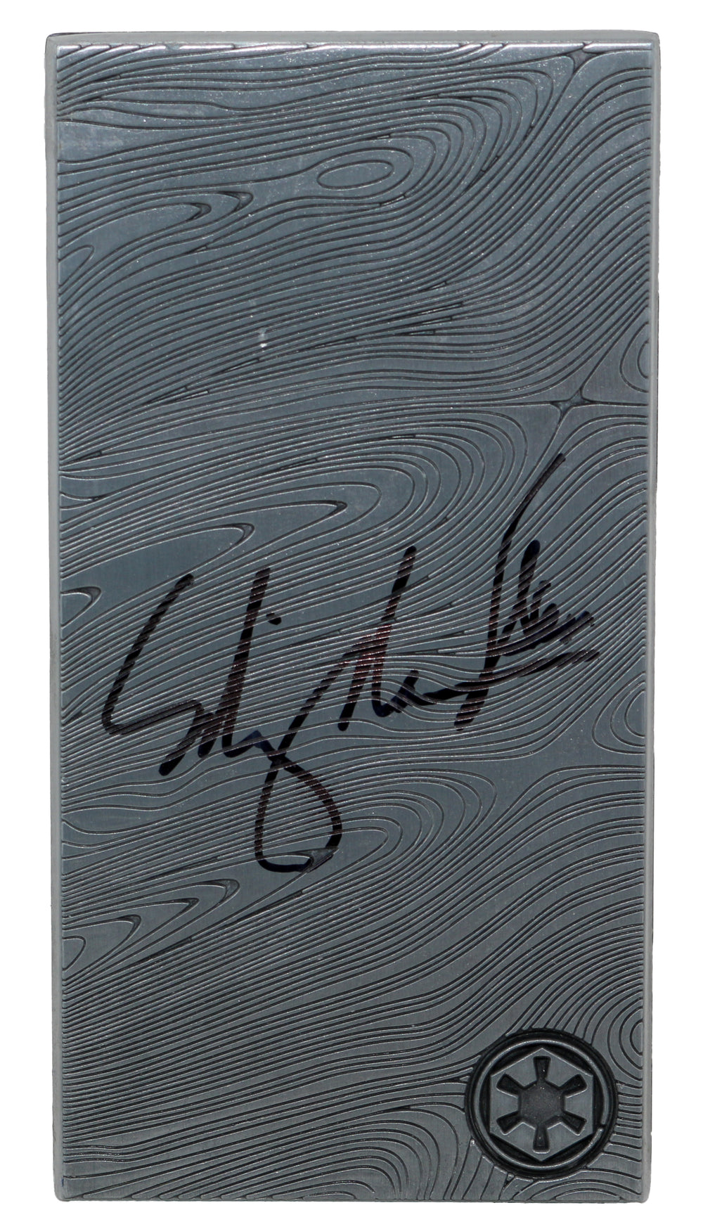 Ming-Na Wen as Fennec Shand in Star Wars: The Book of Boba Fett & The Mandalorian (BAS Witnessed) Signed Prop Replica Metal Beskar