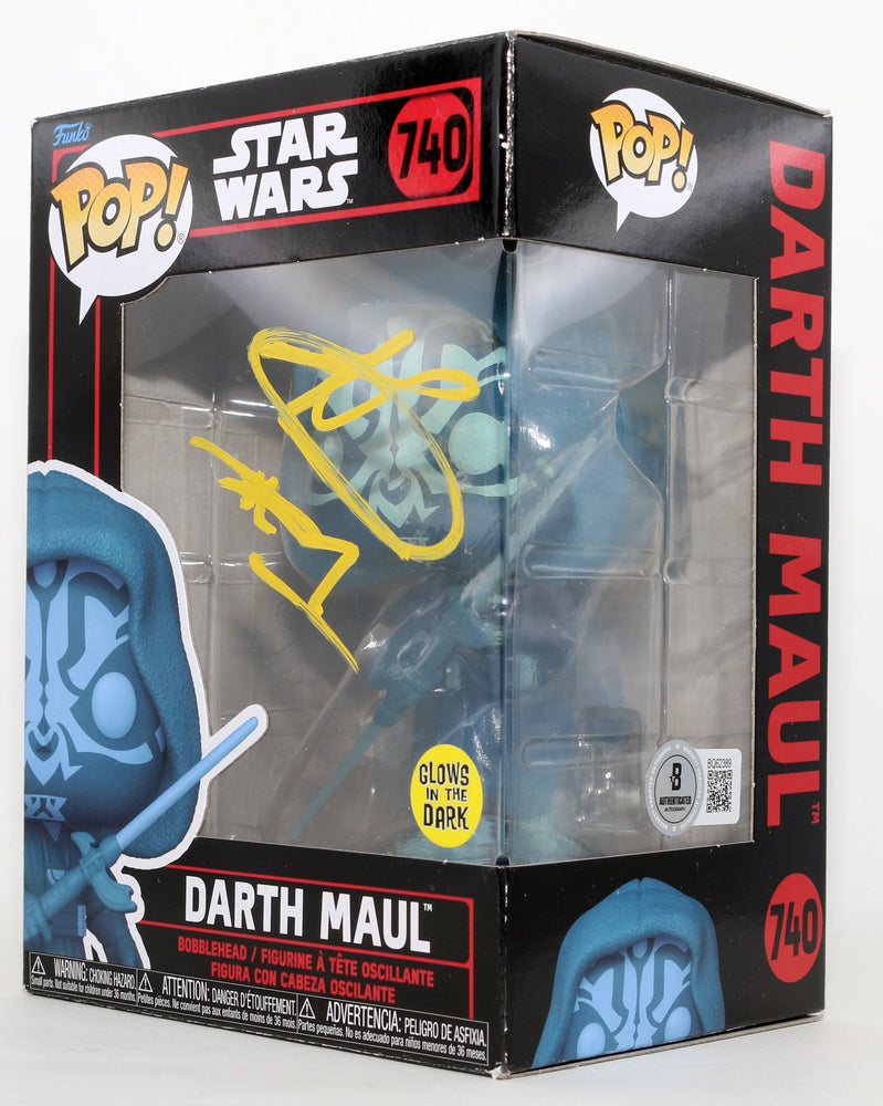 
                  
                    Ray Park as Darth Maul in Star Wars Episode 1: The Phantom Menace GITD (Beckett) Signed Funko POP! #740
                  
                