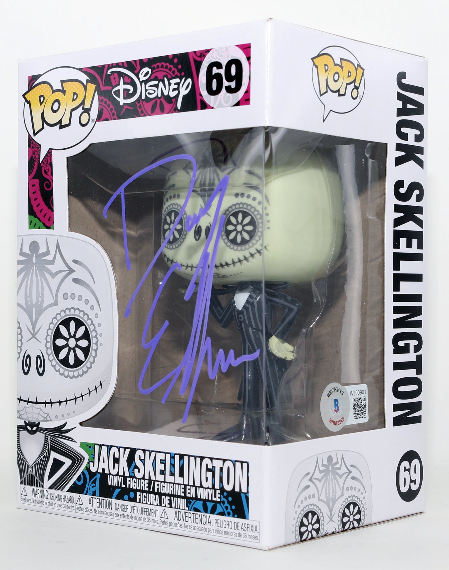 
                  
                    Danny Elfman as Jack Skellington in The Nightmare Before Christmas (Beckett) Signed Funko POP! #69
                  
                