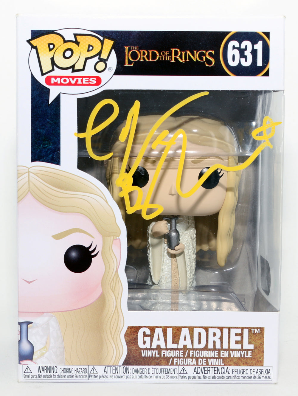 Cate Blanchett as Galadriel in The Lord Of The Rings: The Fellowship Of The Ring (SWAU) Signed Funko POP! #631