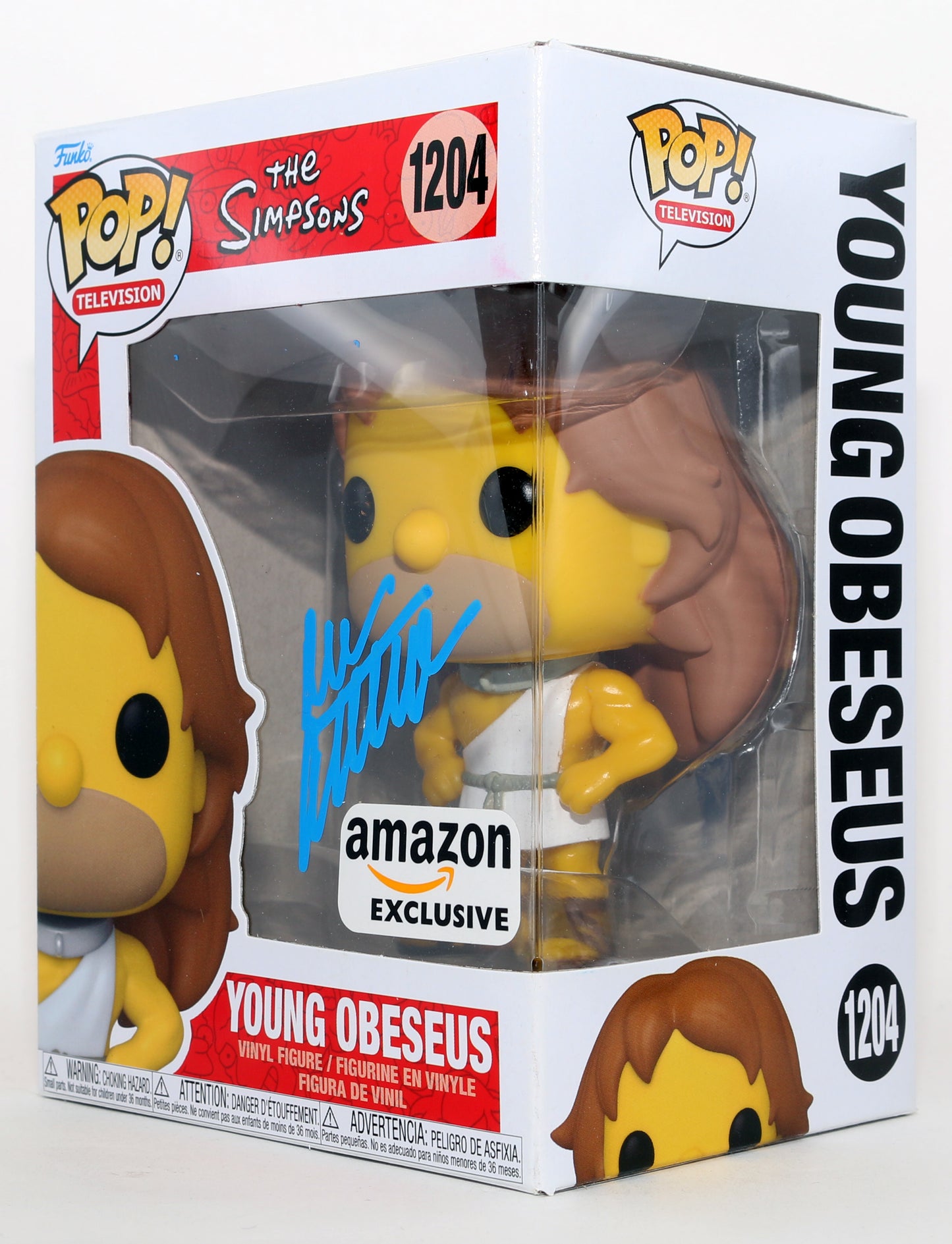 
                  
                    Dan Castellaneta as Young Obseseus in The Simpsons Amazon Exclusive Signed Funko POP! #1204
                  
                