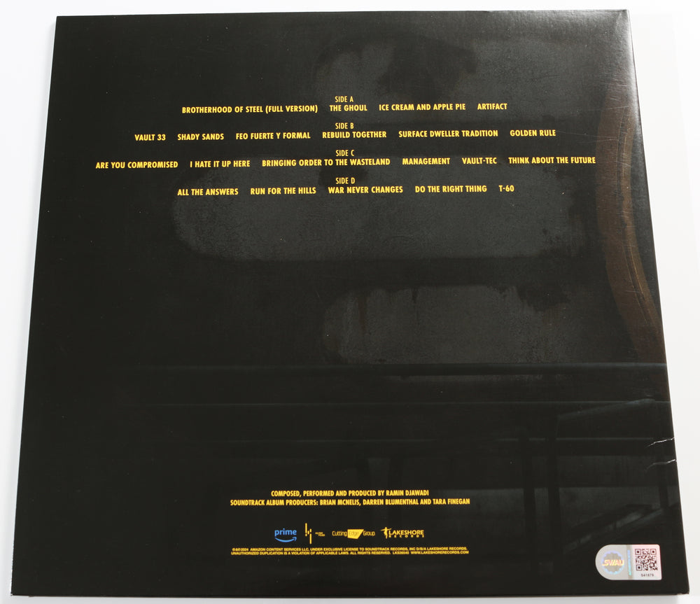 
                  
                    Ella Purnell as Lucy MacLean in Fallout (SWAU) Signed 12" Vinyl LP Record Sleeve with Character Name
                  
                