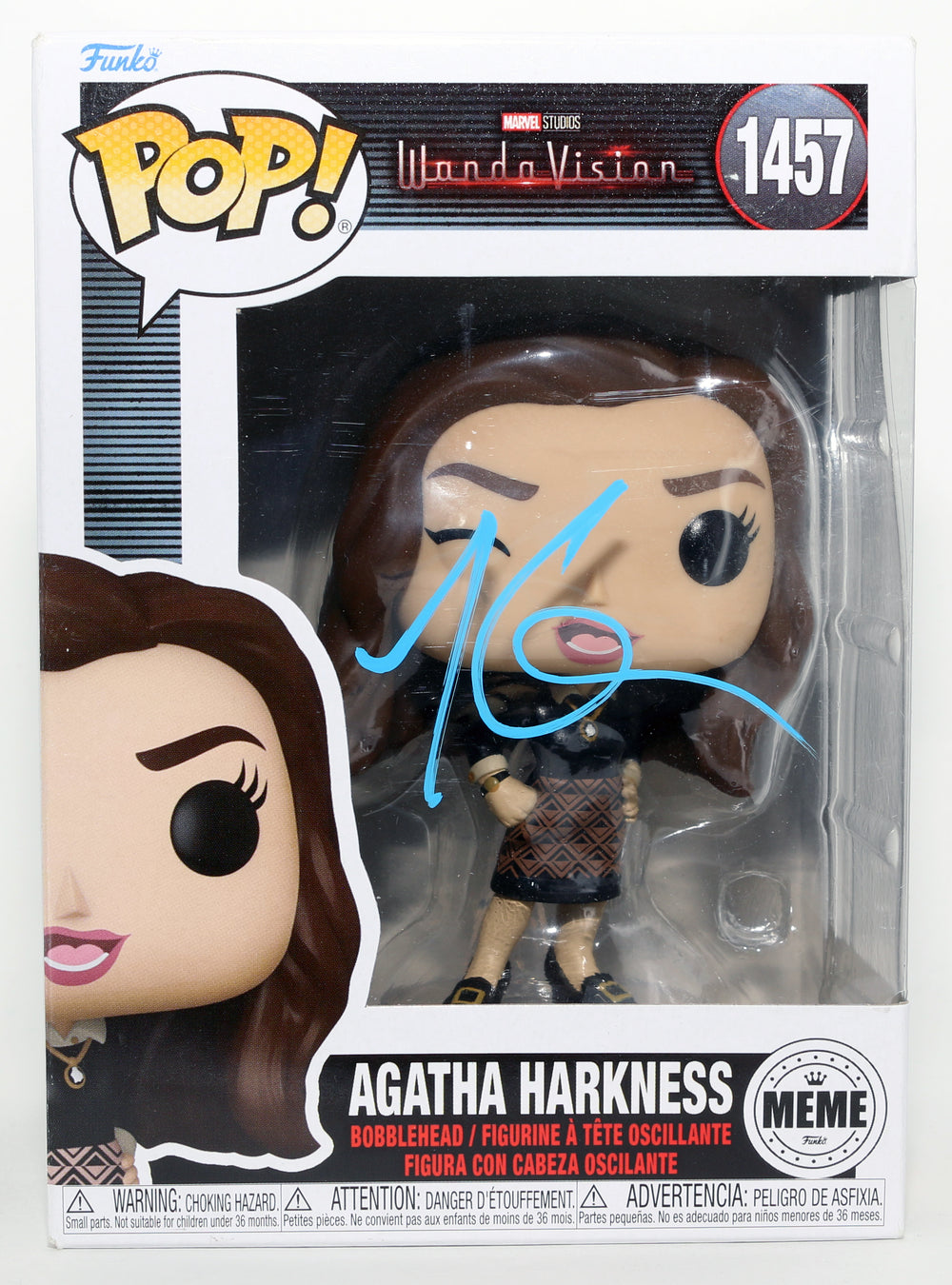 Kathryn Hahn as Agatha Harkness in WandaVision Signed Funko POP! #1457