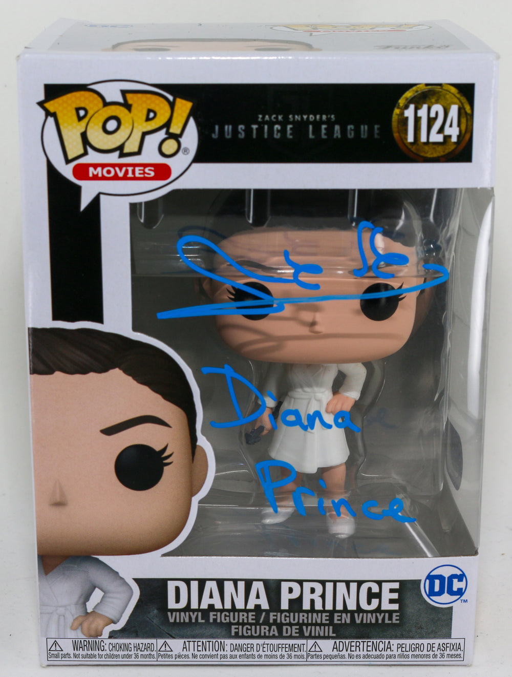 Gal Gadot as Diana Prince / Wonder Woman in Justice League (SWAU) Signed POP! Funko with Character Name
