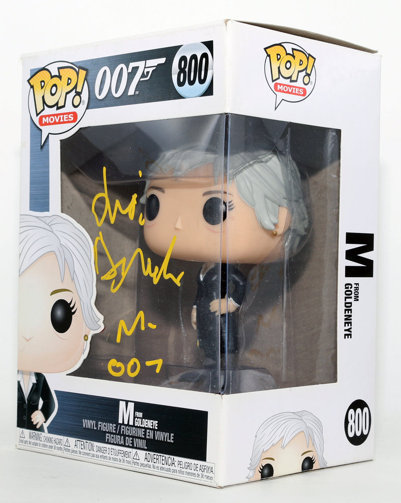 
                  
                    Judi Dench as M in James Bond 007: Goldeneye Signed Funko POP! #800 with Character Name
                  
                