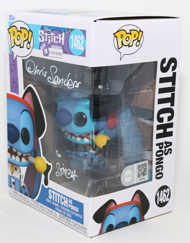 
                  
                    Chris Sanders as Stitch in Lilo & Stitch (SWAU) Signed Funko POP! #1462 with Character Name
                  
                