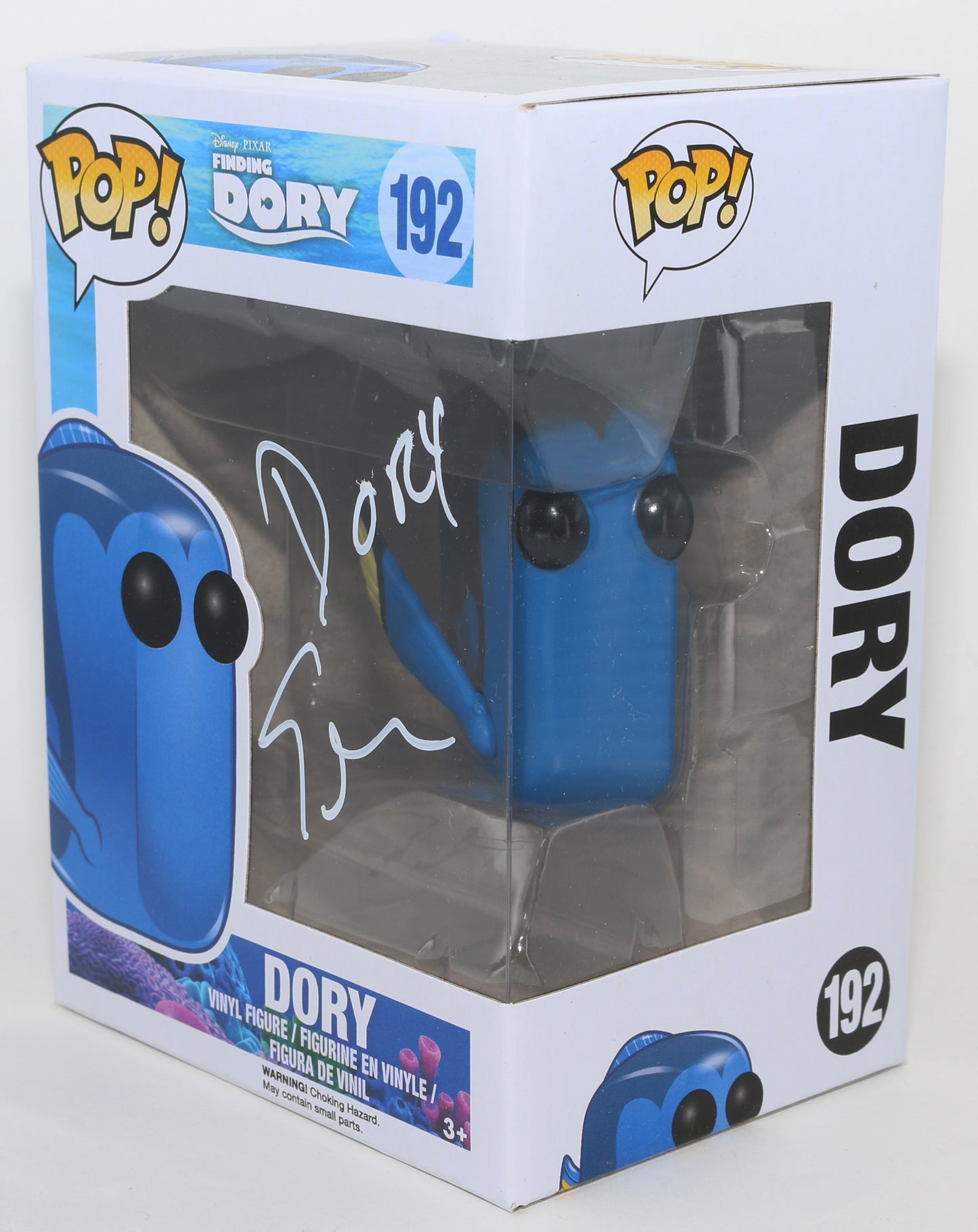 
                  
                    Ellen DeGeneres as Dory in Finding Dory Signed Funko POP! #192 with Character Name
                  
                
