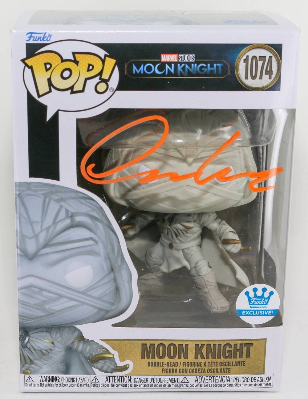 Oscar Isaac as Moon Knight in Moon Knight (SWAU) Signed Funko POP! #1074