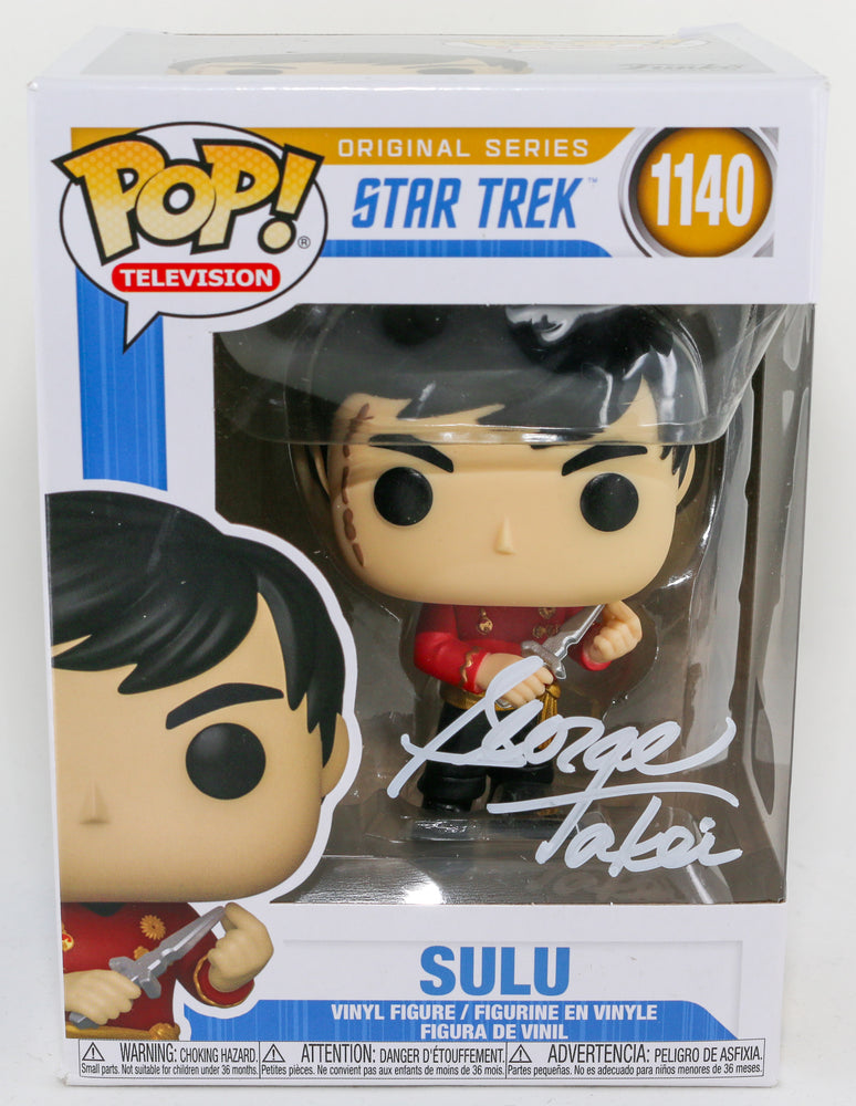 
                  
                    George Takei as Sulu from Star Trek: The Original Series (SWAU) Signed POP! Funko #1140
                  
                