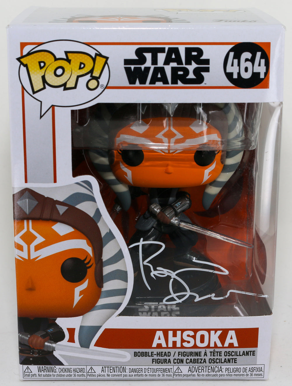 Rosario Dawson as Ahsoka in Star Wars: The Mandalorian (SWAU) Signed POP! Funko #464