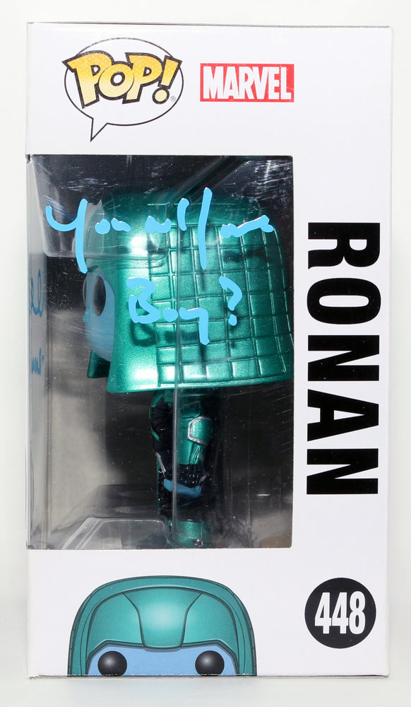 
                  
                    Lee Pace as Ronan in Captain Marvel Specialty Series Signed Funko POP! #448 with Character Name & Quote
                  
                