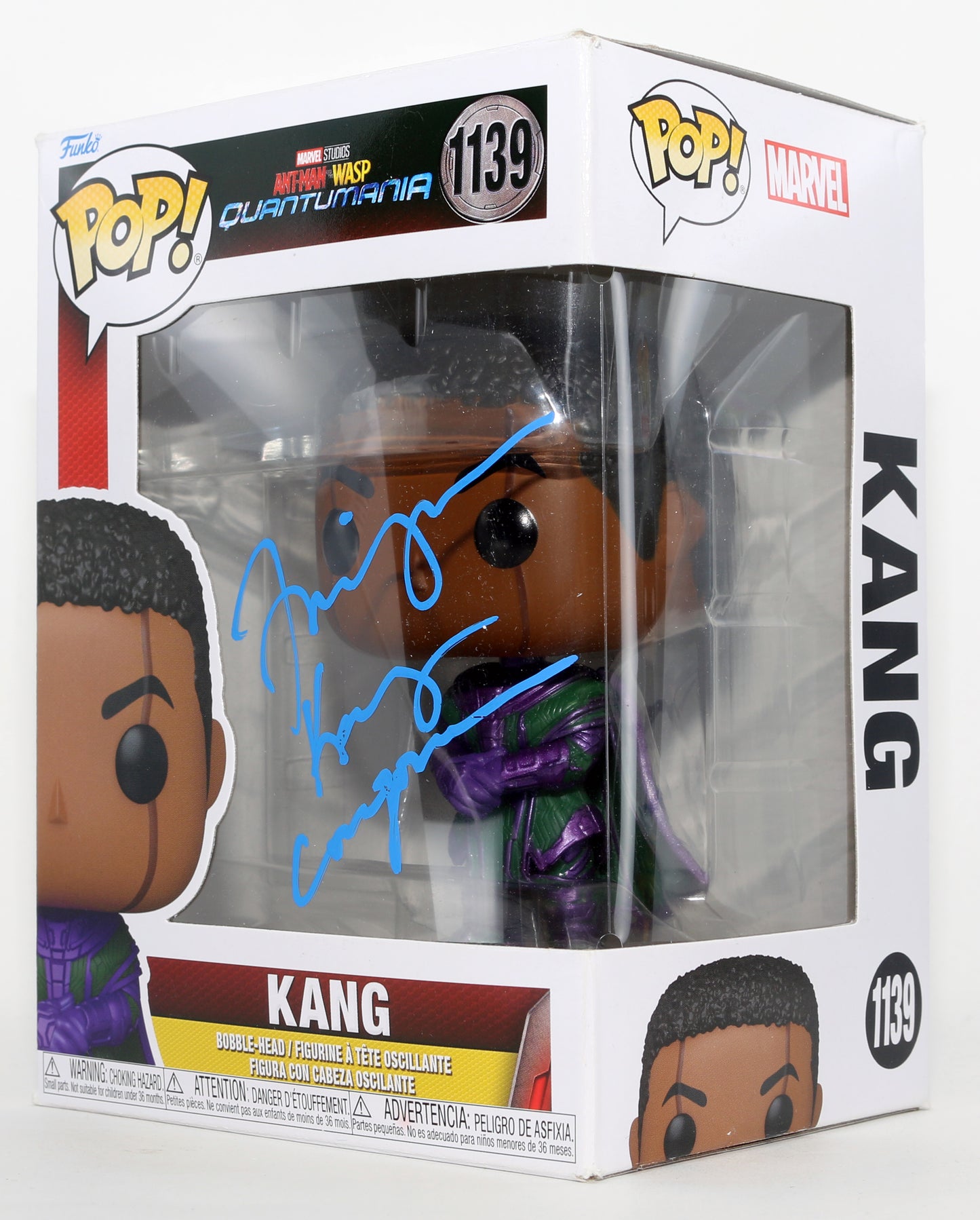 
                  
                    Jonathan Majors as Kang the Conqueror in Ant-Man & The Wasp: Quantumania Signed Funko POP! #1139 with Character Name
                  
                