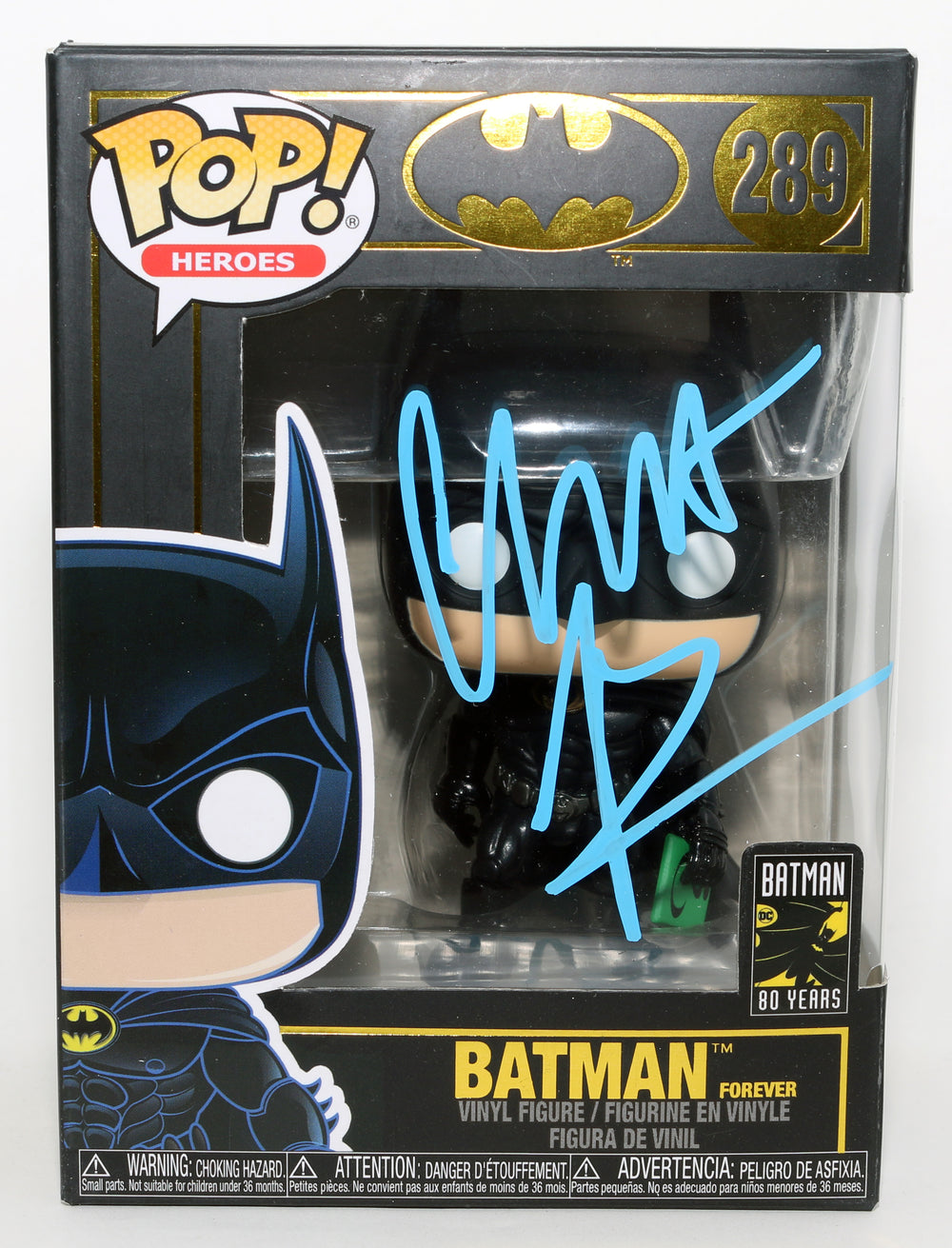 Christian Bale as Batman in Christopher Nolan's The Dark Knight Trilogy Signed Funko POP! #289