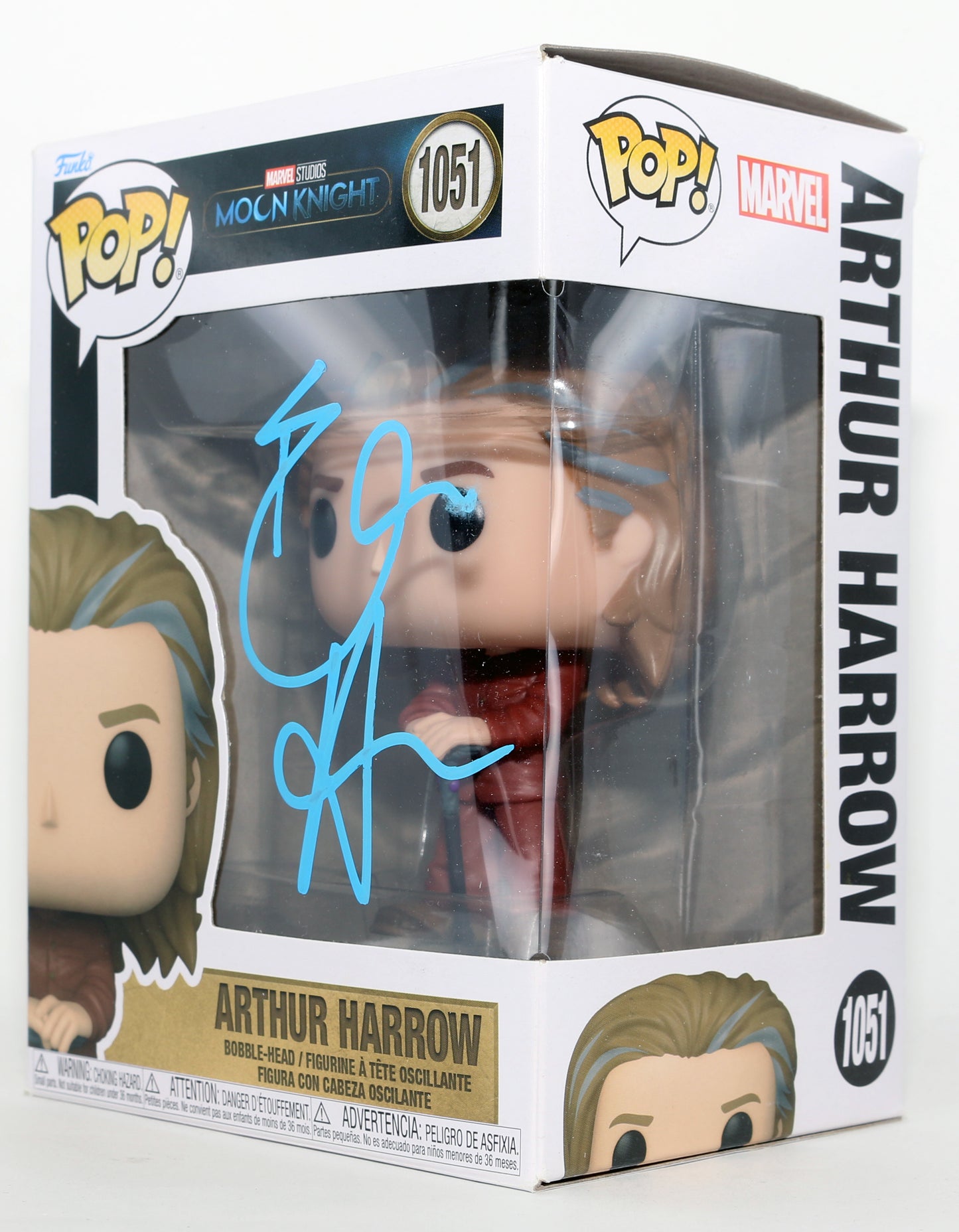 
                  
                    Ethan Hawke as Arthur Harrow in Moon Knight Signed Funko POP! #1051
                  
                