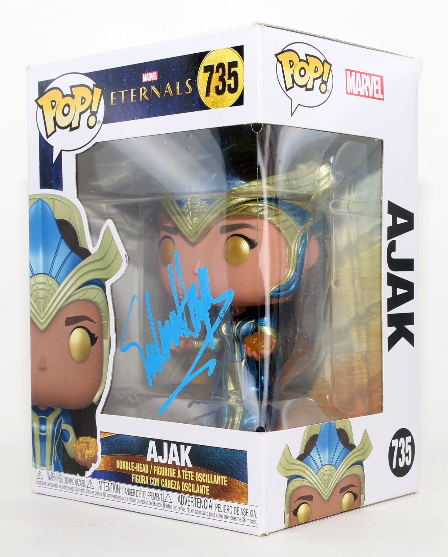 
                  
                    Salma Hayek as Ajak in Eternals Signed Funko POP! #735
                  
                