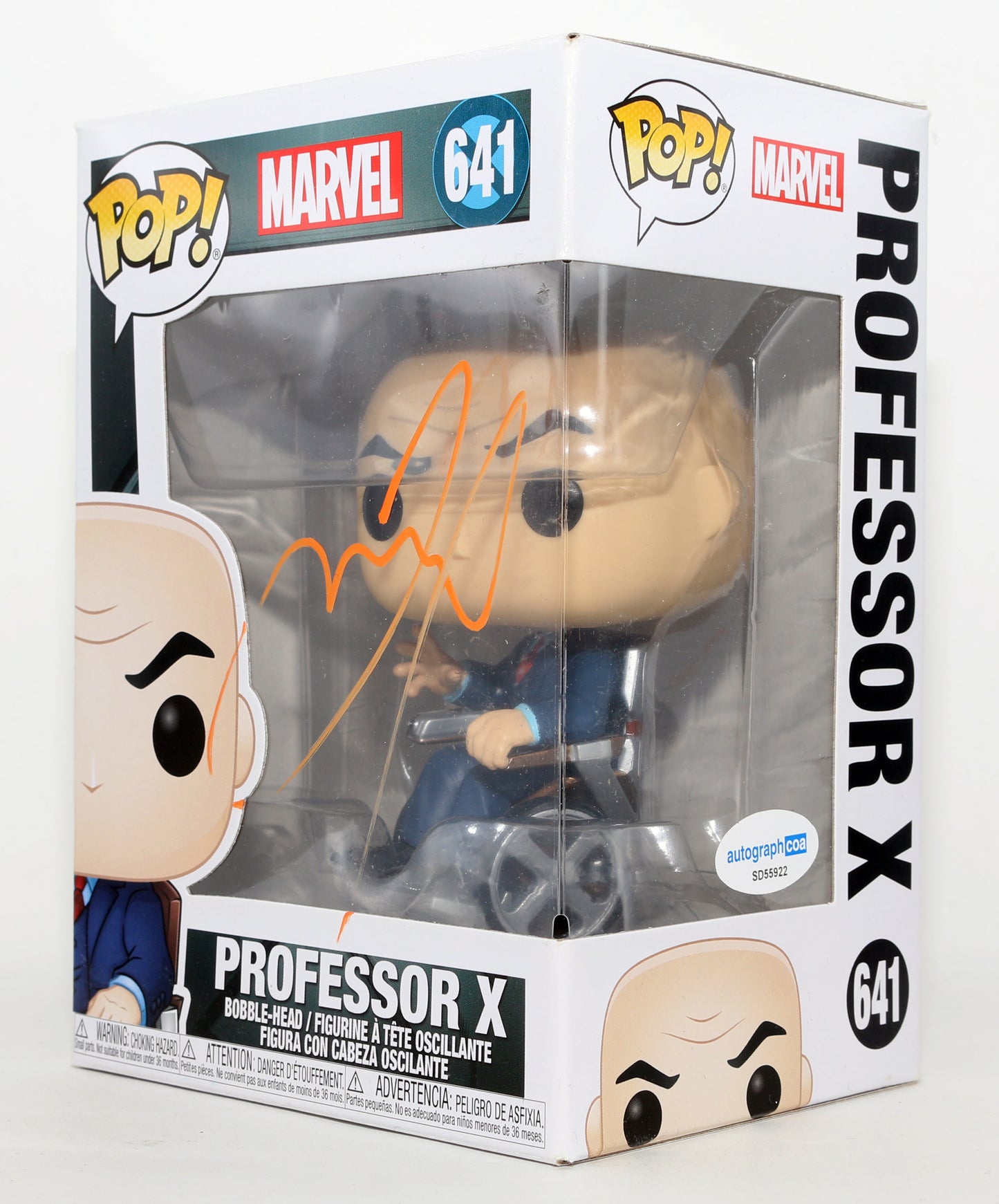 
                  
                    James McAvoy as Professor X in X-Men (JSA) Signed Funko POP! #641
                  
                