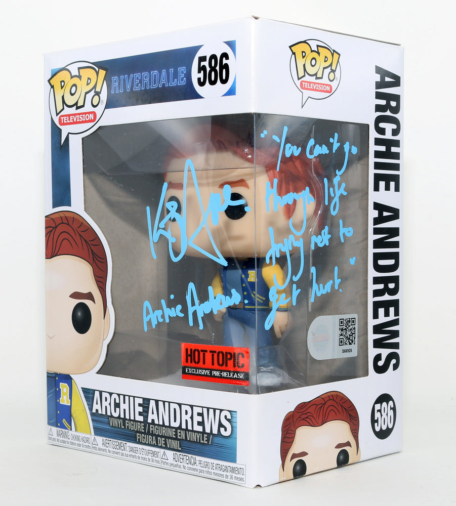 
                  
                    KJ Apa as Archie Andrews in Riverdale Hot Topic Exclusive (SWAU) Signed Funko POP! #586 with Character Name & Quote
                  
                