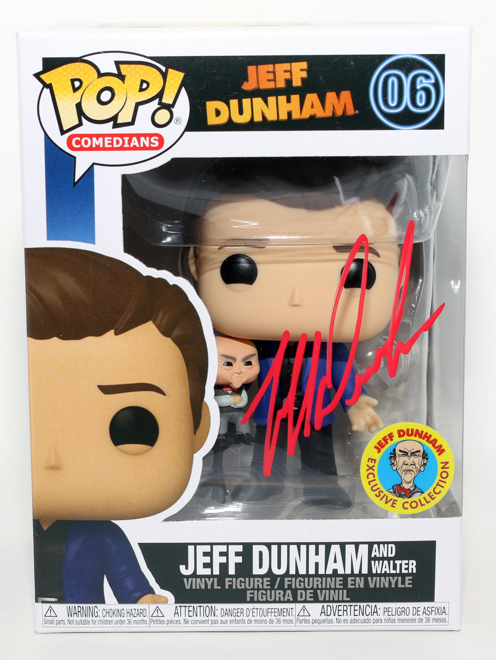 Jeff Dunham Comedian & Actor Store Exclusive Signed Funko POP! #06