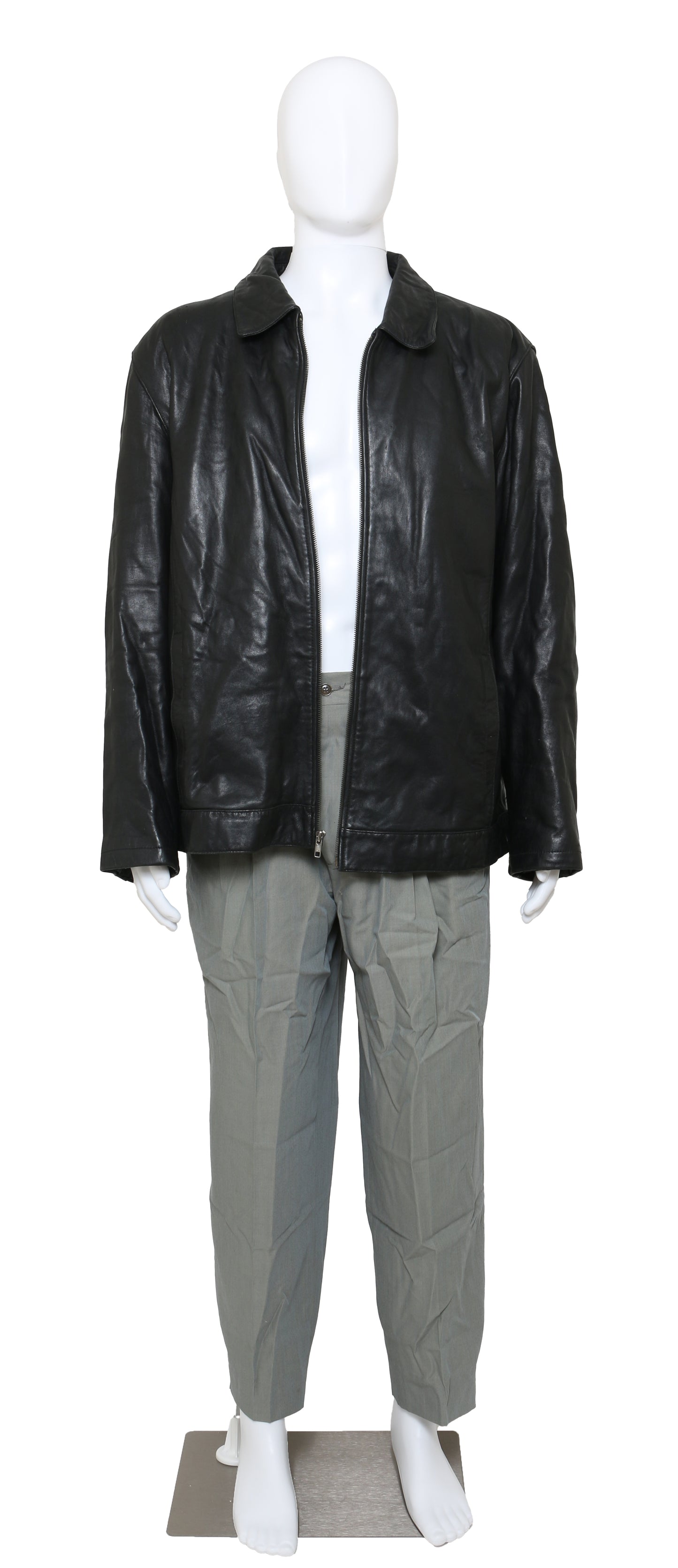 
                  
                    Martin Sheen as Jason Wynn in Spawn Screen Worn Stunt Jacket & Hero Pants Wardrobe - 1997
                  
                