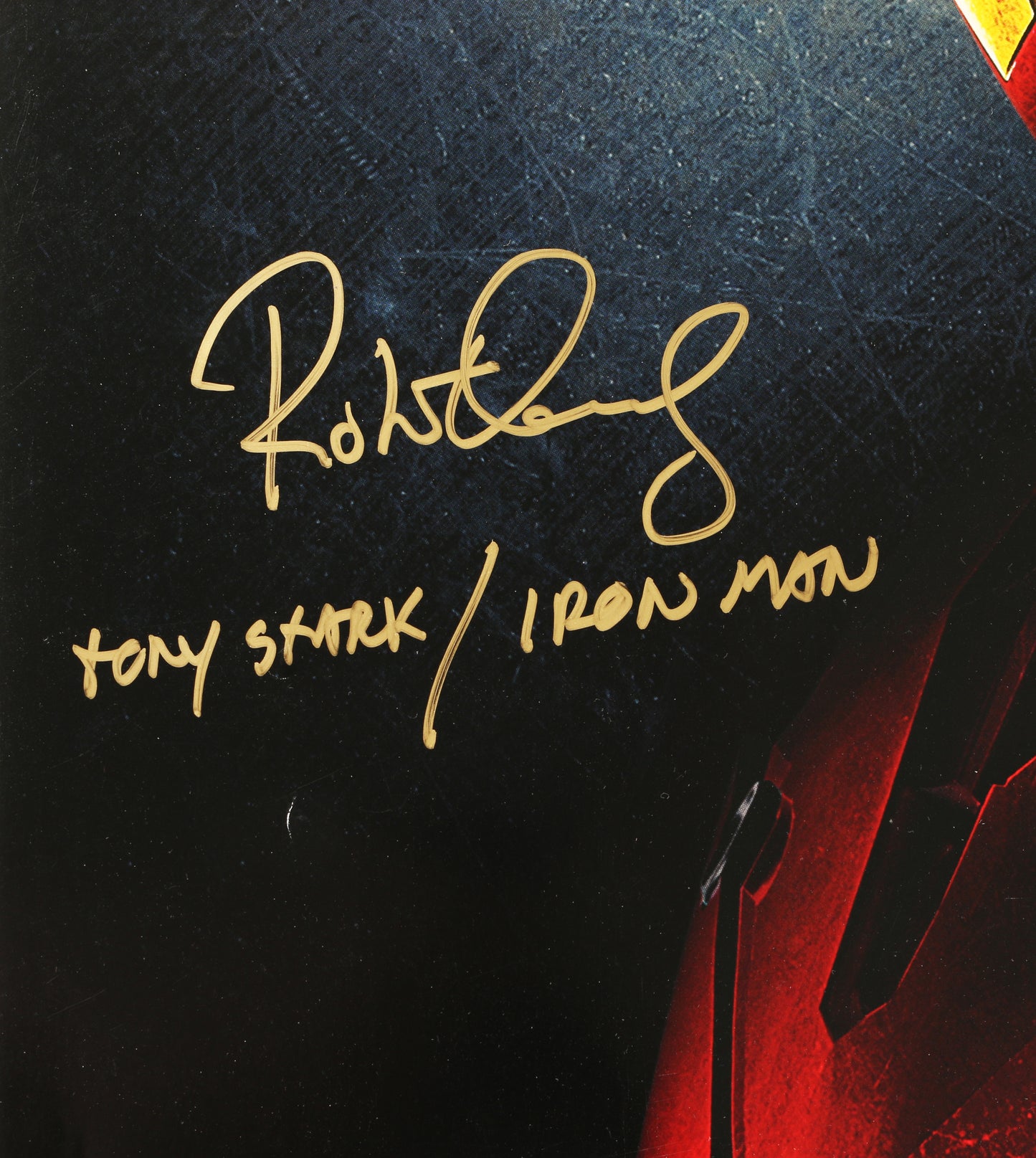 
                  
                    Robert Downey Jr. as Tony Stark in Iron Man (SWAU) Signed 27x40 Poster with 'Tony Stark / Iron Man' Character Names
                  
                