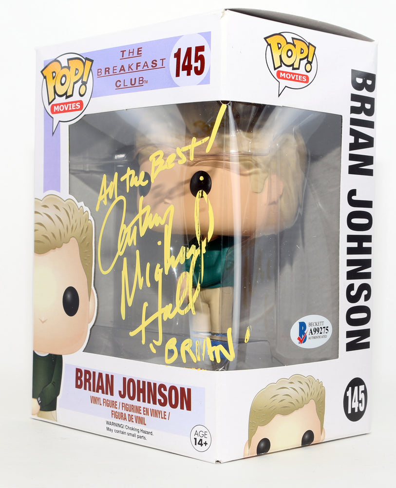 
                  
                    Anthony Michael Hall as Brian Johnson in The Breakfast Club (Beckett) Signed Funko POP! #145 with Character Name
                  
                