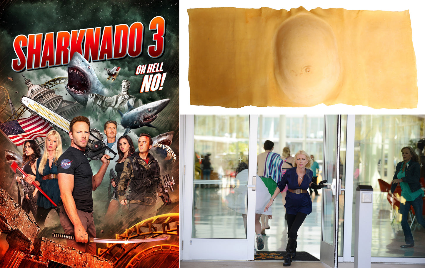 
                  
                    Sharknado 3: Oh Hell No! Production Used Prop Wardrobe Pregnant Belly Appliance for April Shepard (Tara Reid) - 2015
                  
                