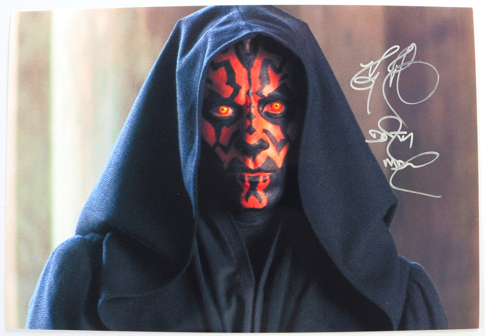 Ray Park as Darth Maul in Star Wars Episode I: The Phantom Menace Signed 13x19 Photo with Character Name