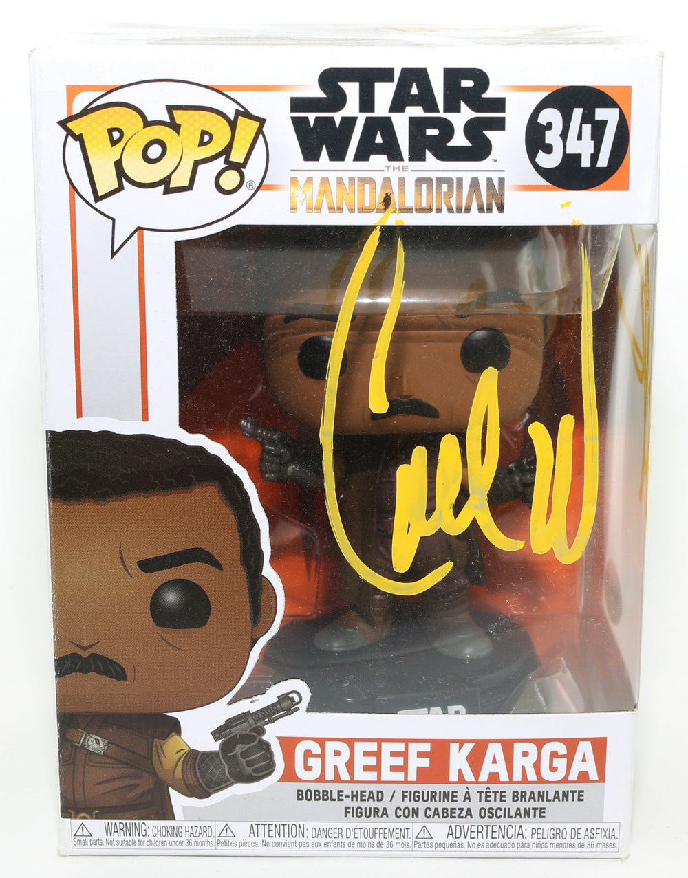 Carl Weathers as Greef Carga in Star Wars: The Mandalorian (Beckett) Signed POP! Funko #347