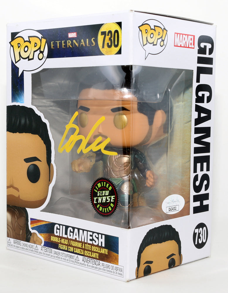 
                  
                    Don Lee as Gilgamesh in Eternals Limited GITD Chase (JSA) Signed Funko POP! #730
                  
                