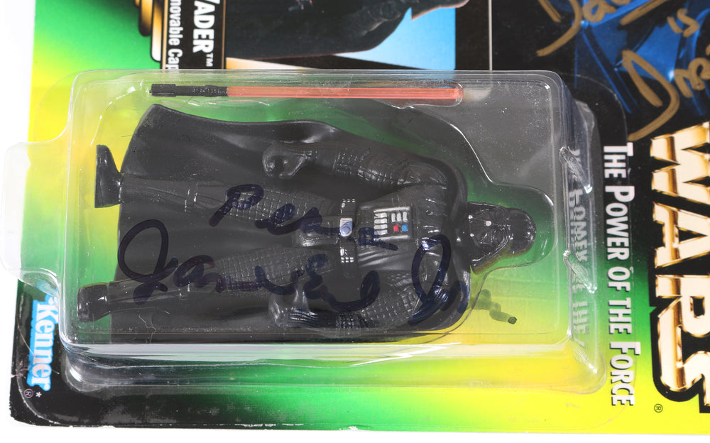 
                  
                    James Earl Jones & Dave Prowse as Darth Vader in Star Wars: A New Hope POTF Power of the Force Kenner Hasbro 1995 Signed Action Figure with Character Name
                  
                