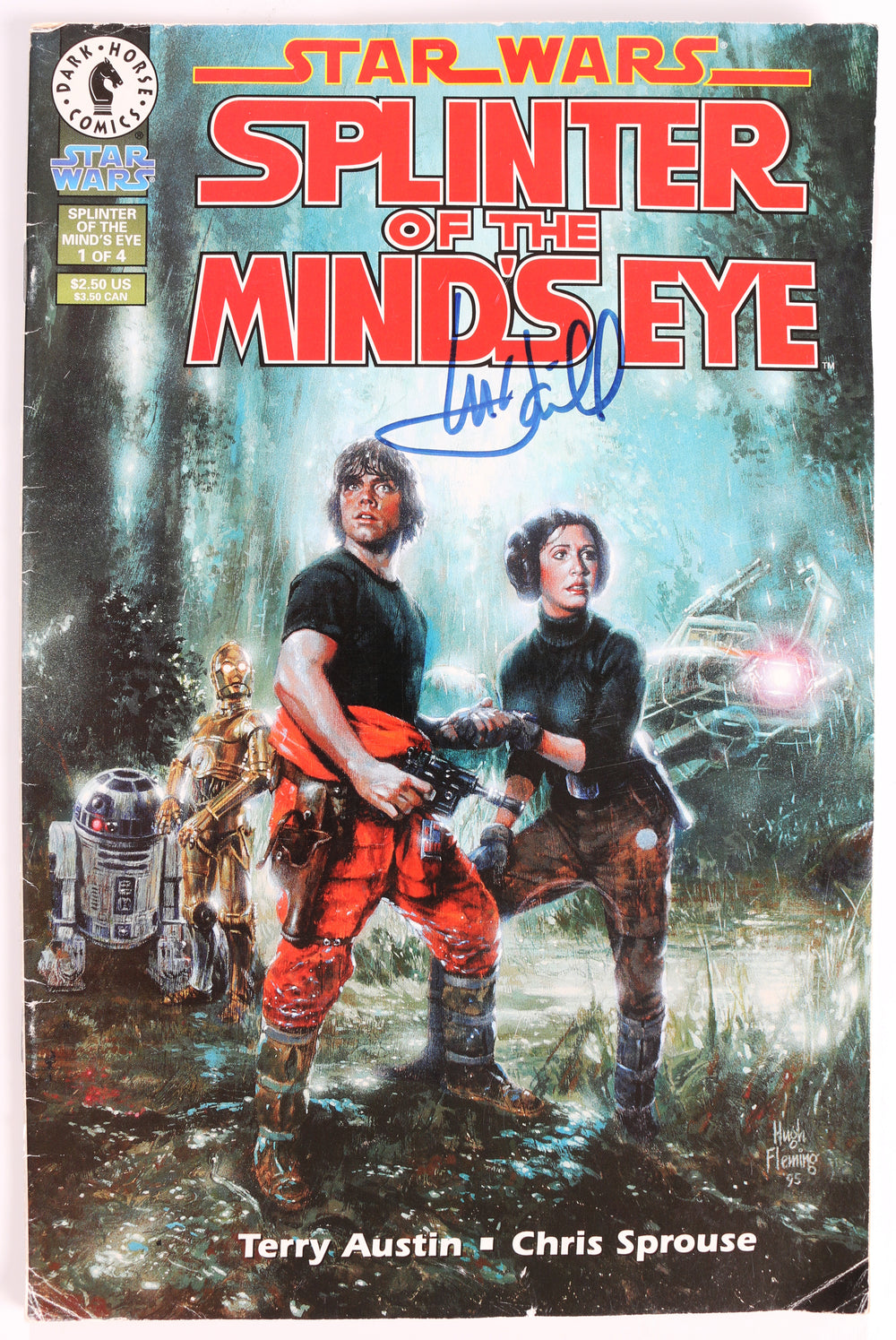 Star Wars: Splinter of the Mind's Eye #1 - Signed by Mark Hamill Luke Skywalker (VG) 1995